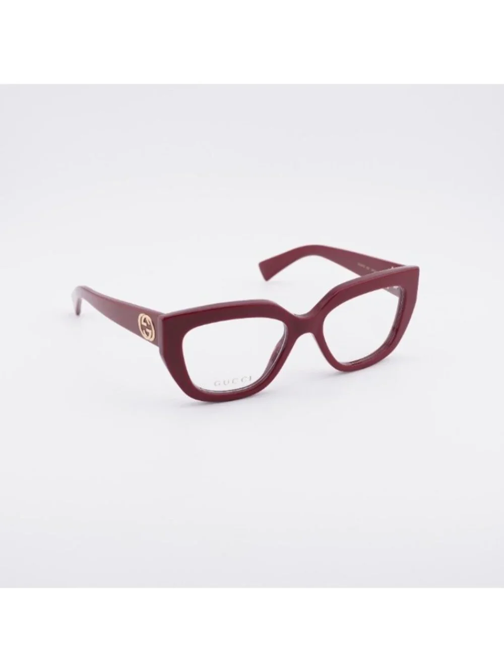 Gucci GG1847O 003 Eyeglasses Bordeaux 53mm Cat Eye Frame